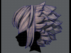 3d hair style for boy v47 Model 3D