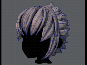 3d hair style for boy v47 Model 3D