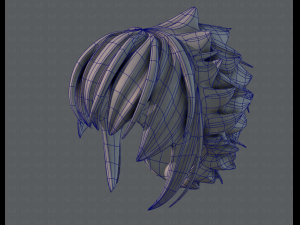 3d hair style for boy v47 Model 3D