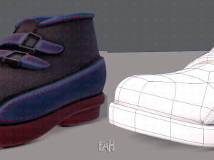 shoes cartoonv34 Modelo 3D