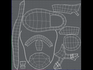 shoes cartoonv34 3D-Modell