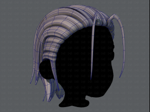 3d hair style for boy v48 Modelo 3D