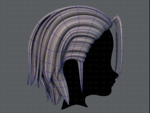 3d hair style for boy v48 Modelo 3D