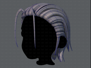 3d hair style for boy v48 Modelo 3D