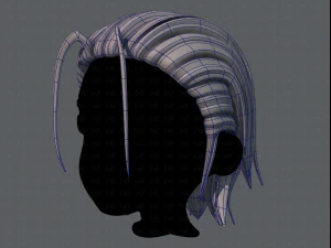 3d hair style for boy v48 3D Model