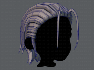 3d hair style for boy v48 Modelo 3D