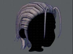 3d hair style for boy v48 3D Model
