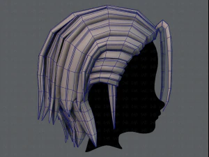 3d hair style for boy v48 3D Model