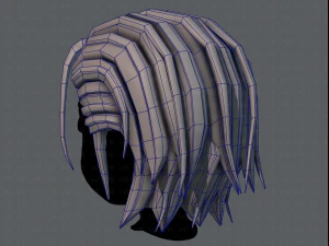 3d hair style for boy v48 3D Model