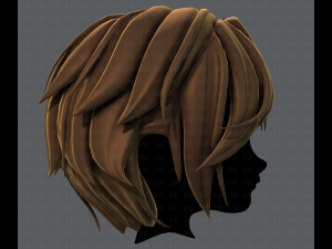 3d hair style for boy v49 Model 3D