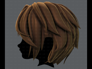 3d hair style for boy v49 Model 3D