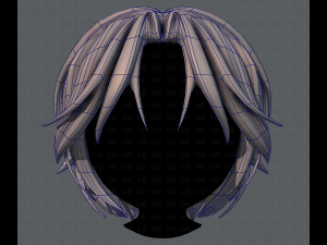 3d hair style for boy v49 Model 3D