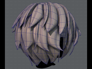 3d hair style for boy v49 Model 3D