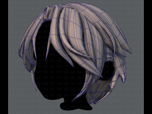 3d hair style for boy v49 Model 3D