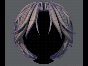 3d hair style for boy v49 Model 3D