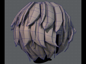 3d hair style for boy v49 Model 3D