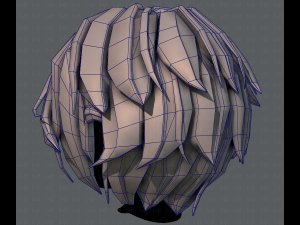 3d hair style for boy v49 Model 3D