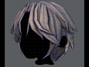 3d hair style for boy v49 Model 3D