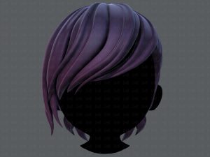 3d hair style for boy v50 3D Model