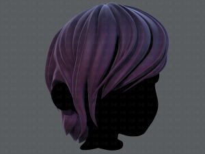 3d hair style for boy v50 3D Model