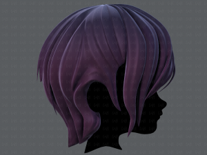 3d hair style for boy v50 3D Model