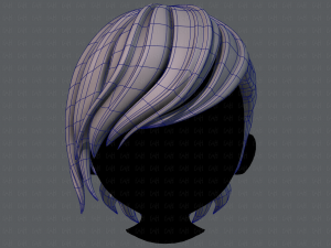 3d hair style for boy v50 3D Model