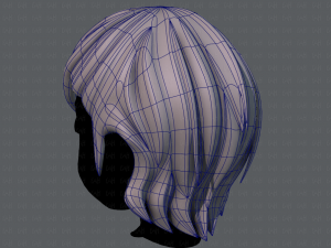 3d hair style for boy v50 3D Model