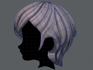3d hair style for boy v50 3D Model