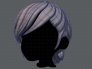3d hair style for boy v50 3D Model