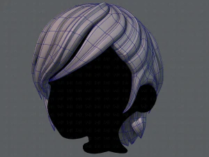 3d hair style for boy v50 3D Model