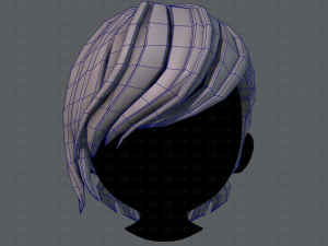 3d hair style for boy v50 3D Model