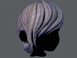 3d hair style for boy v50 3D Model