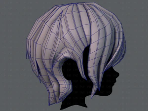 3d hair style for boy v50 3D Model