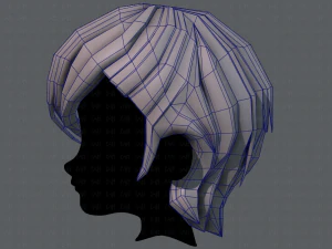 3d hair style for boy v50 3D Model