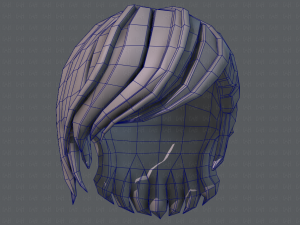3d hair style for boy v50 3D Model