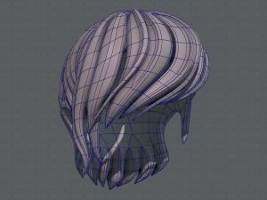 3d hair style for boy v50 3D Model