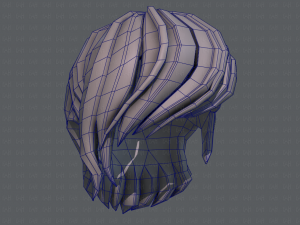 3d hair style for boy v50 3D Model