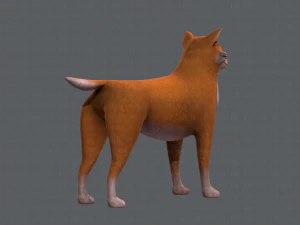 dog base cartoonv05 3D Model