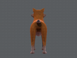 dog base cartoonv05 3D Модель