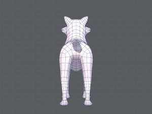dog base cartoonv05 3D Модель