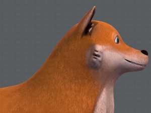 dog base cartoonv05 3D Модель