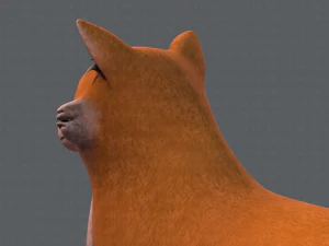 dog base cartoonv05 3D Model