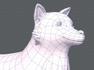 dog base cartoonv05 3D Модель