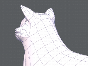 dog base cartoonv05 3D Модель