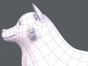 dog base cartoonv05 3D Модель