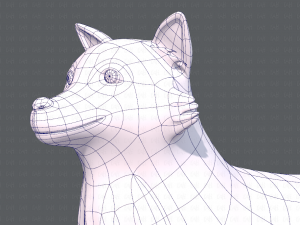 dog base cartoonv05 3D Модель