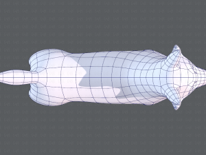 dog base cartoonv05 3D Модель