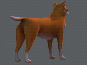 dog base cartoonv05 3D Модель