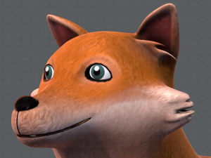 dog base cartoonv05 3D Модель
