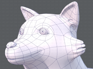 dog base cartoonv05 3D Модель